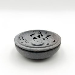 Alternative view of Räucherschale mit Deckel graviert - Elegante Schale für ästhetische Räucherungen, Evomina