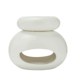 Duftlampe "Modern Weiß" – stilvolle Aromalampe für ätherische Öle & Wax Melts