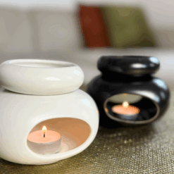 Alternative view of Duftlampe "Modern Weiß" – stilvolle Aromalampe für ätherische Öle & Wax Melts