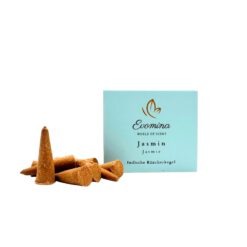 Räucherkegel Jasmin – 100% natürlich, Masala-Art | Evomina