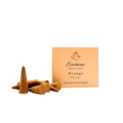 Räucherkegel Orange – 100% natürlich, Masala-Art | Evomina