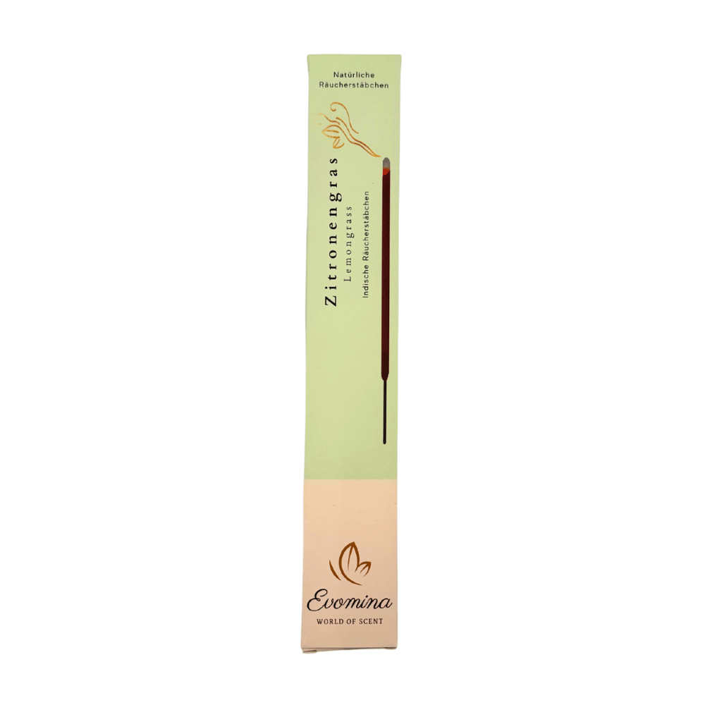 Räucherstäbchen Lemongrass – 100% natürlich, Masala-Art | Evomina